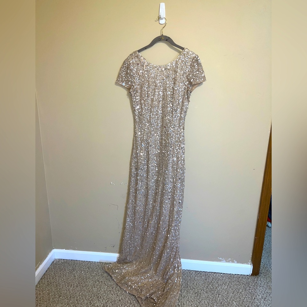 Adrianna pappell beaded dress